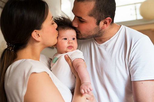 Couple with child